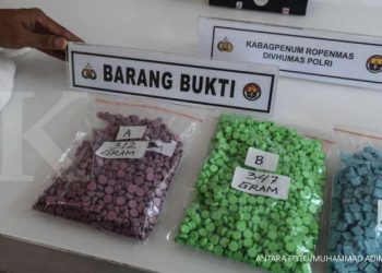 ILUSTRASI. Dibungkus permen, Bea Cukai dan BNN temukan narkotika jenis baru.