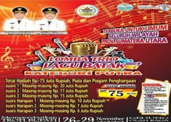 Lomba Trio Lagu Batak Proa "Annisa Boru Panggoaranki. (ANTARA/HO)